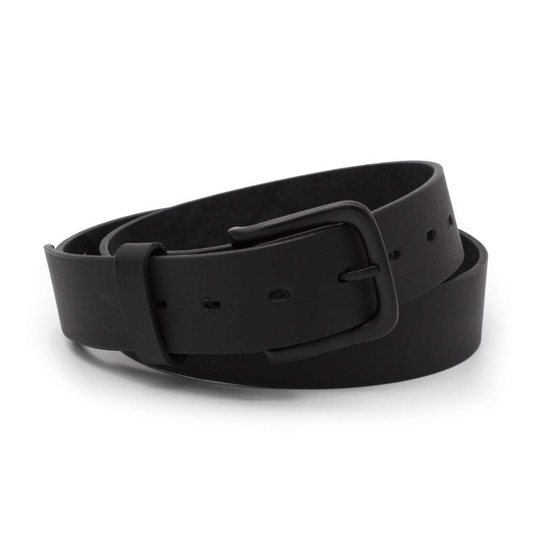 Main Street Forge The Huntsman - Full Grain Leather Black Belt - Made in USA - Men's Leather Belt - Image 1